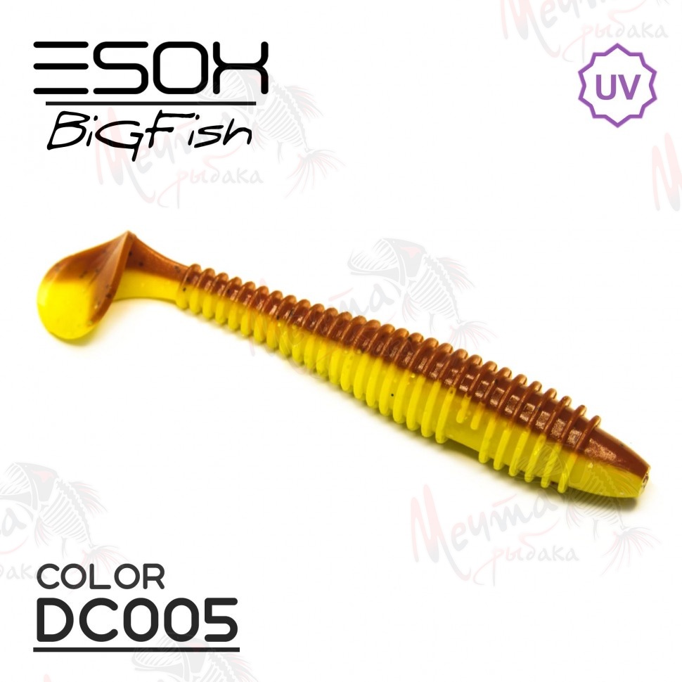 Виброхвост ESOX Swinky Fat 5.5' #DC005