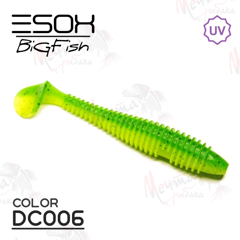 Виброхвост ESOX Swinky Fat 5.5' #DC006